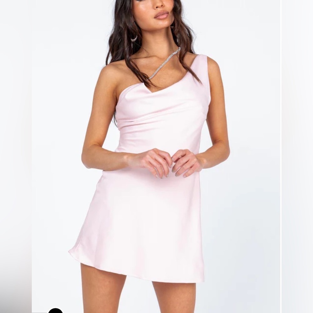 Princess Polly crystal mini pink dress